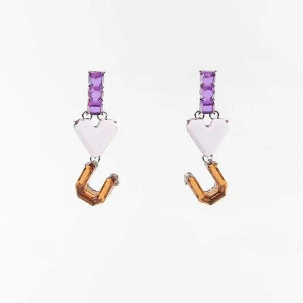 ZARA "I LOVE YOU" EARRINGS